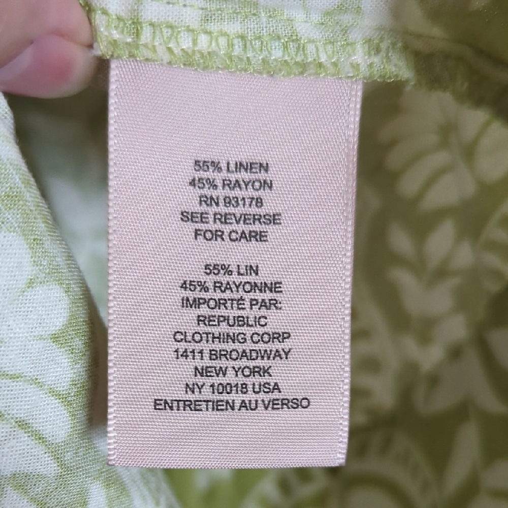 ⚡4x1 Bundle Casual Tops Anne Klein White Blouse with Floral Design - Picture 14 of 15